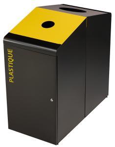 Borne tri 120l tripoz plast - manga + jaune 1021_0