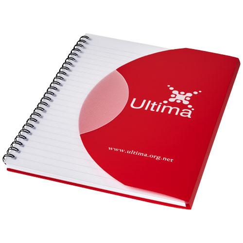 Cahier Curve A6 - 25, 50 ou 100 feuilles vierges - Couverture en polypropylène incurvée_0