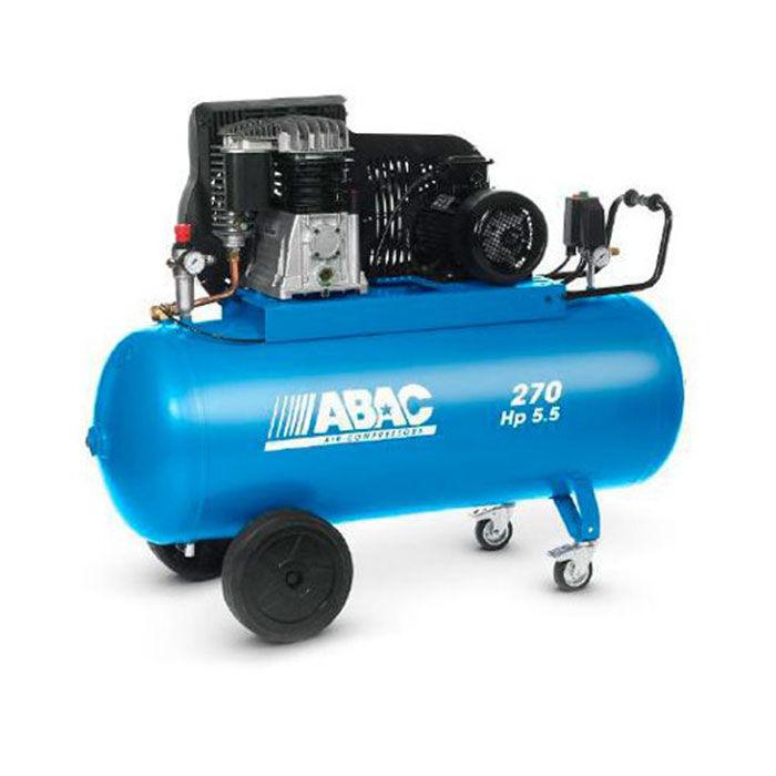 Compresseur d'air à piston 270 litres moteur triphasé de 5,5 cv ABAC - 11573483_0