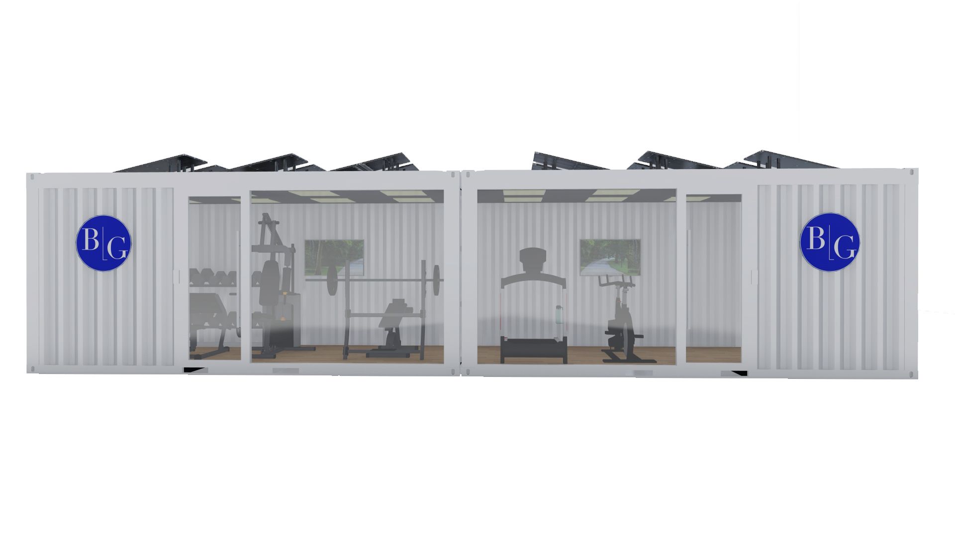 Container salle de sport - espace d'entraînement mobile modulable avec isolation thermique et phonique_0
