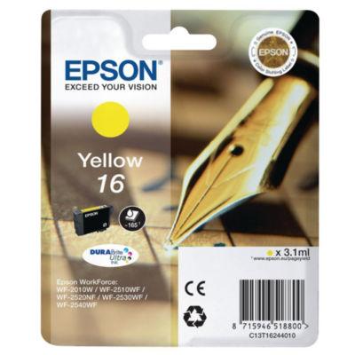 Epson 16 'Stylo à plume' Cartouche d'encre originale DURABrite Ultra (C13T16244012) - Jaune_0