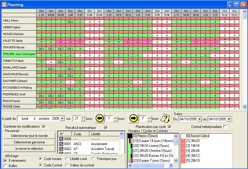 Logiciel gestion des temps de présence / absence_0