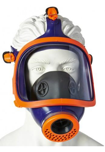 Masque panoramique en silicone - visière anti-rayures - compatible cartouches ABEK2 - modèle MP731S_0