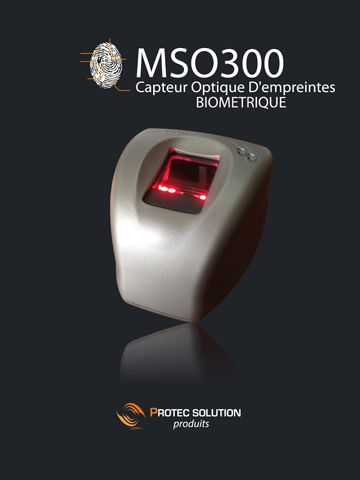 Capteur optique d'empreintes digitales multi-application / Série MSO 300_0