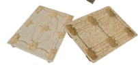 Palette moulée en copeaux de bois - Conforme à la norme NIMP15 pour l'export_0