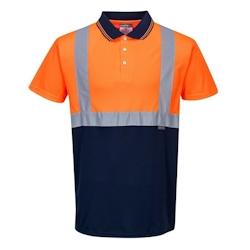 Portwest - Polo bicolore HV Orange / Bleu Marine Taille XL - XL 5036108145232_0