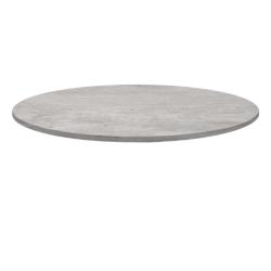 Restootab - Plateau Ø90 decor beton naturel - gris Bois manufacturé 3760371517787_0