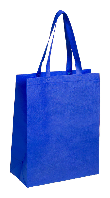 Sac shopping non tissé - anses longues - 70 g/m2 - couleur bleu - poids 40g_0