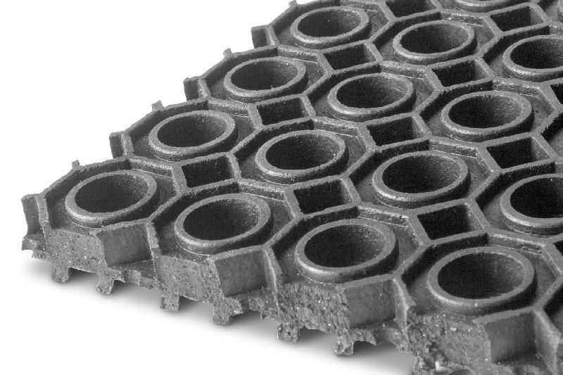 Tapis caoutchouc à anneaux EPDM 9,24m x 1m x 13mm MW Tools RRRM1000_0