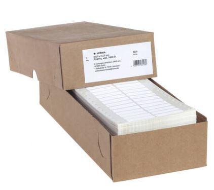Étiquettes informatiques en continu - 38,1 x 10,3 mm - Référence 8228 - Adhérence forte et qualité supérieure_0