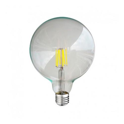 Ampoule led fil cob globe g125  e27 8w 4000°k claire_0