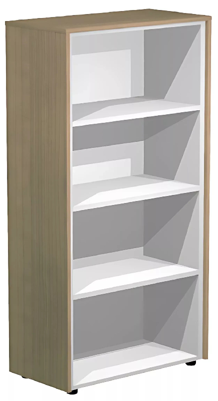 Armoire de rangement ouverte - 3 étagères - L.  83 x P. 43 x  H. 158 cm So Flora - Noyer Naturel_0
