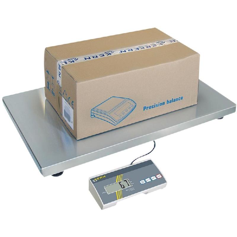 Balance de précision avec grand plateau KERN® - 150 kg x 50 g - 550 x 550 x 65 mm - Référence BL1500_0