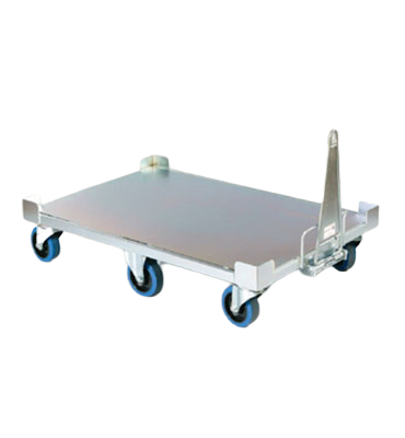 Base roulante tractable de format palette - Transport de caisses ou cartons - Vitesse de traction : 6 km/h_0