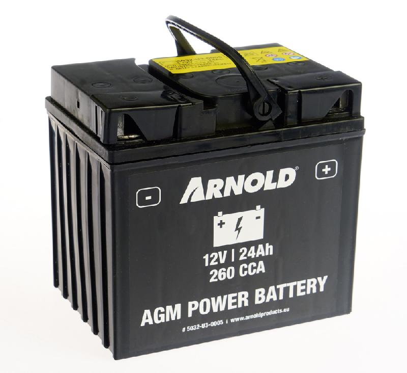 Batterie AZ105/AGM 12-24 - pour tracteur tondeuse - terminal droit_0