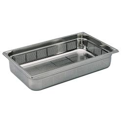 Bourgeat Bac gastro inox GN 1/1 H.20 cm perforé sans anses Bourgeat - 741420 - plastique 741420_0