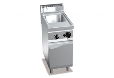 Cuiseur de pâtes à gaz série 700 - 10 kW - Capacité 30 litres - Fabrication en acier inoxydable_0