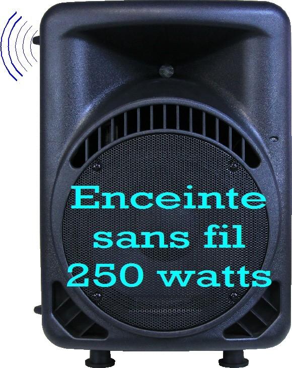 Enceinte sans fil  en 22hf 250 watts_0