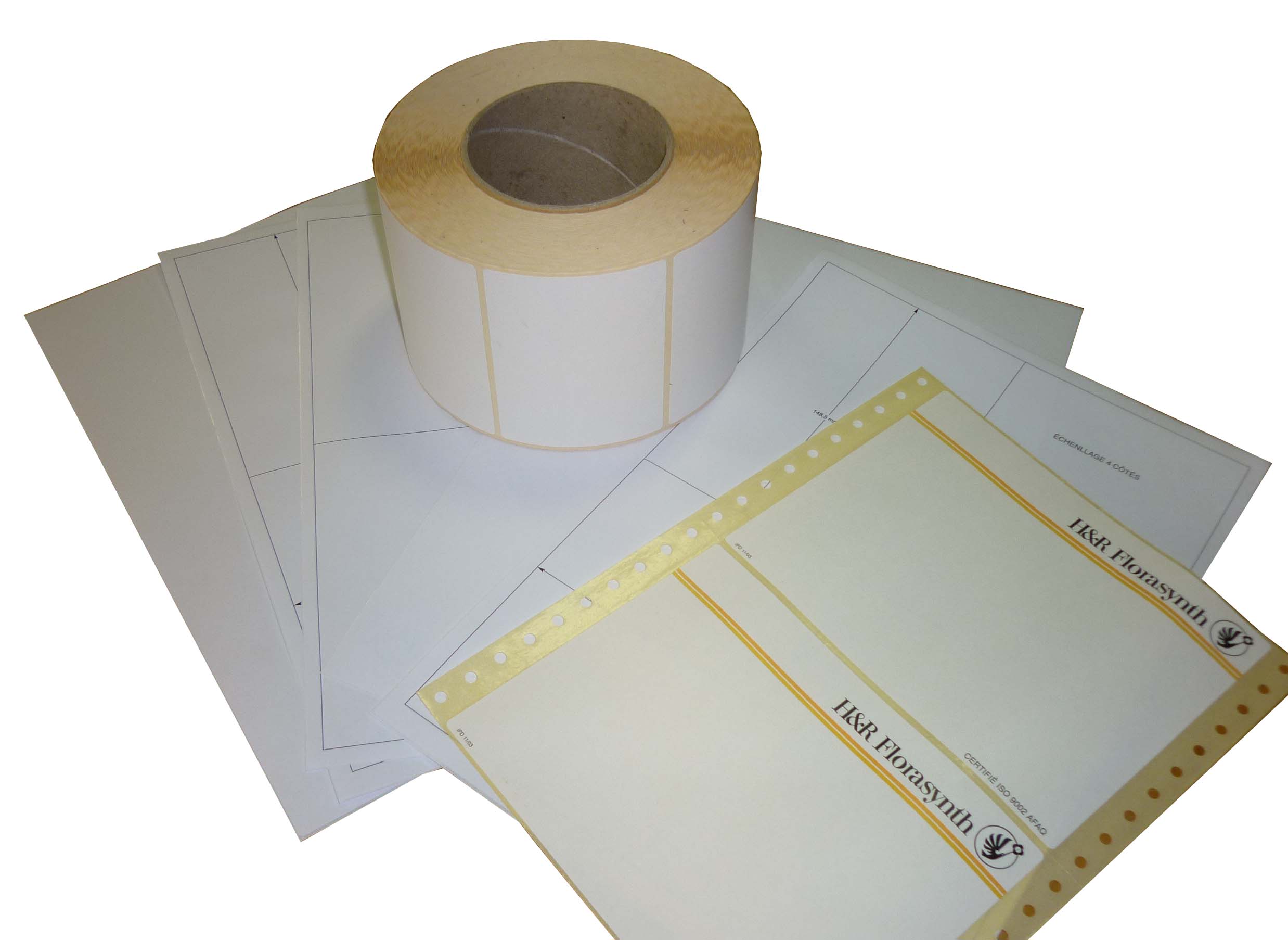 Étiquettes adhésives d’expédition - Galia/Odette - Formats standards ou personnalisés_0