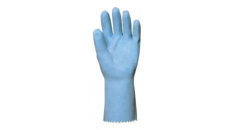 Gant Latex bleu 30cm avec manchette - Taille 9 - Résistance déchirure et abrasion - Normes EN 388, EN 420, EN 374_0