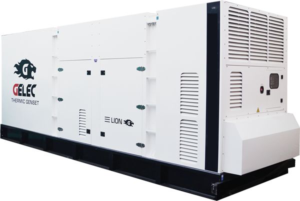 Groupe électrogène diesel stationnaire 1250 kVA insonorisé industriel LION 1250Y_0