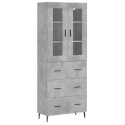 Helloshop26 - Buffet bahut commode armoire meuble de rangement organisateur cuisine salle de séjour salon haut 69,5 x 34 x 180 cm 02_0034577 - 300021_0