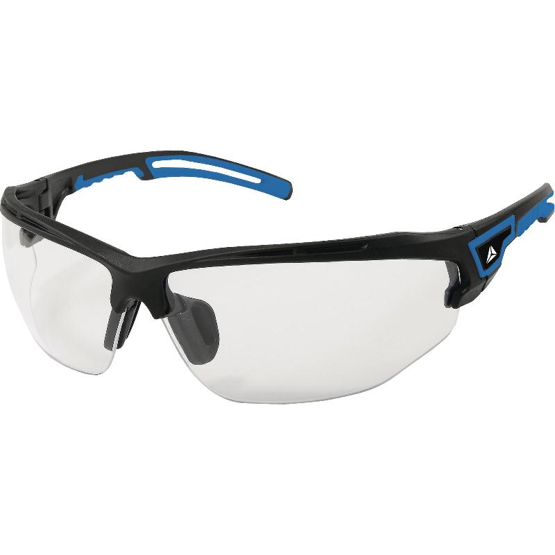 Lunettes de chantier polycarbonate - Design sport - Branches souples bi-matières - Référence ASO2IN_0