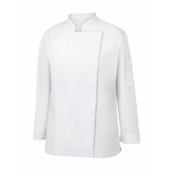 METRO Professional Veste de cuisine, polyester / coton, avec manches longues, pour femmes, taille M, blanc - M blanc polyester 4337255655867_0
