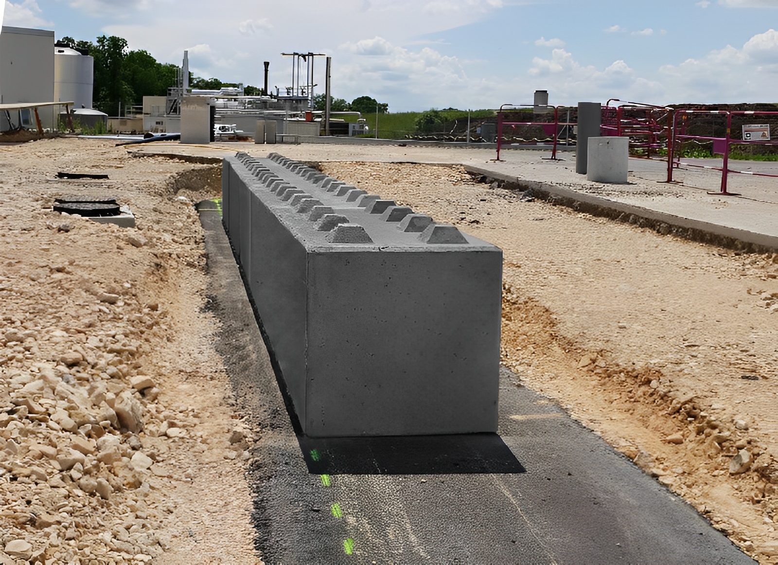 Mur de soutènement en bloc béton_0