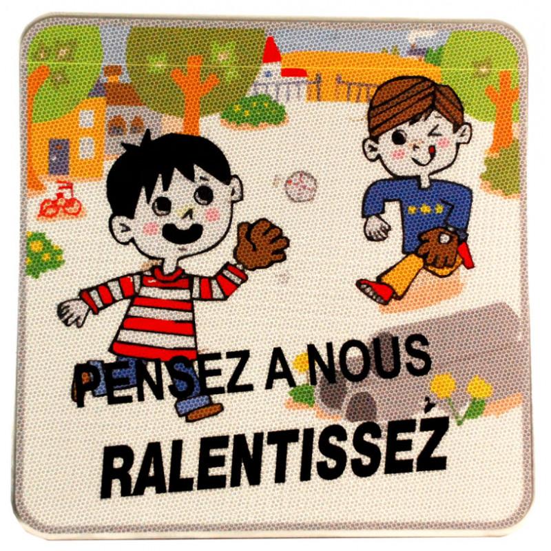 Panneau Prudence Enfants personnalisable - WP Signalisation_0