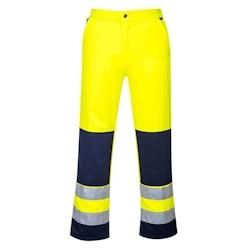 Portwest - Pantalon de travail haute visibilité SEVILLE Jaune / Bleu Marine Taille L - L 5036108260409_0