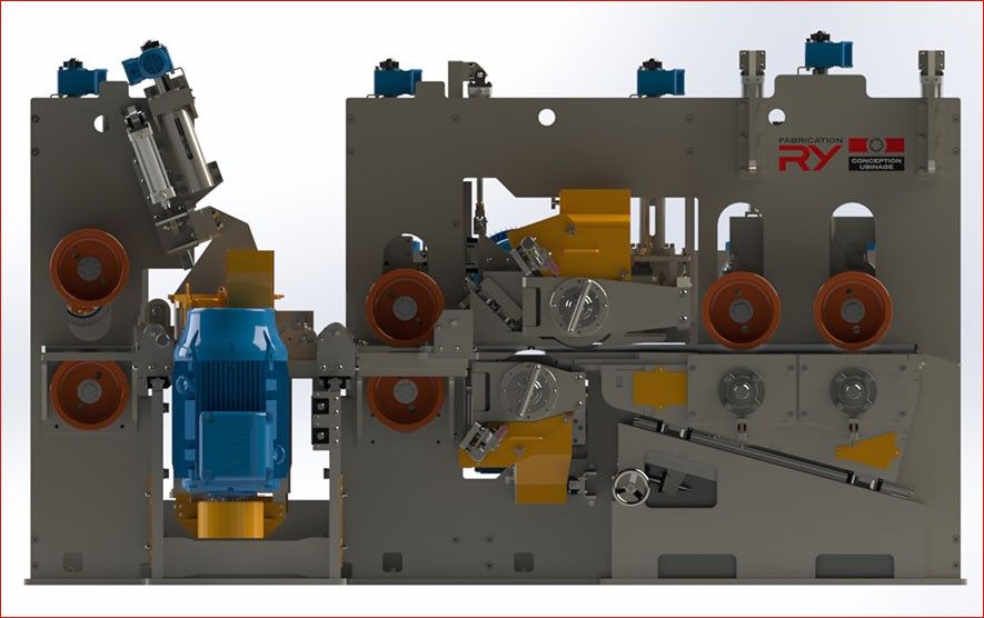 Raboteuses industrielles - Fabricationry - Dégagement rapide - Précision et efficacité - Conception robuste_0