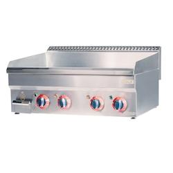 Romux® Plaque à snacker Électrique Lisse en Chrome Dur 70 cm Top | Plancha Professionnelle Modèle Table pour Chauffe Rapide avec Thermocouple - 84_0