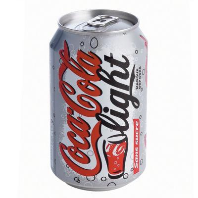 Soda Coca-Cola light, en canette, lot de 24 x 33 cl_0