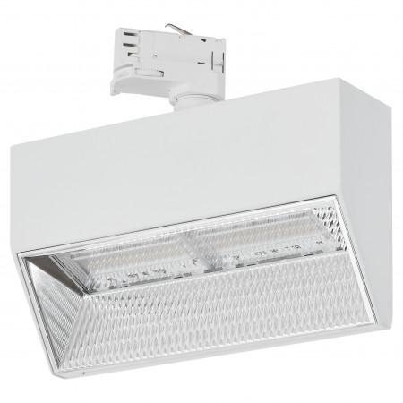 Spot sur rail tri-phasé lâche-mur, coloris blanc, sélecteur (3000k / 3500k / 4000k), (30w / 40w / 50w),_0