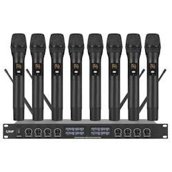 Système Microphone Sans Fil 8 Canaux Pour Conférences Haute Qualité Audio YONIS - 3615617101575_0