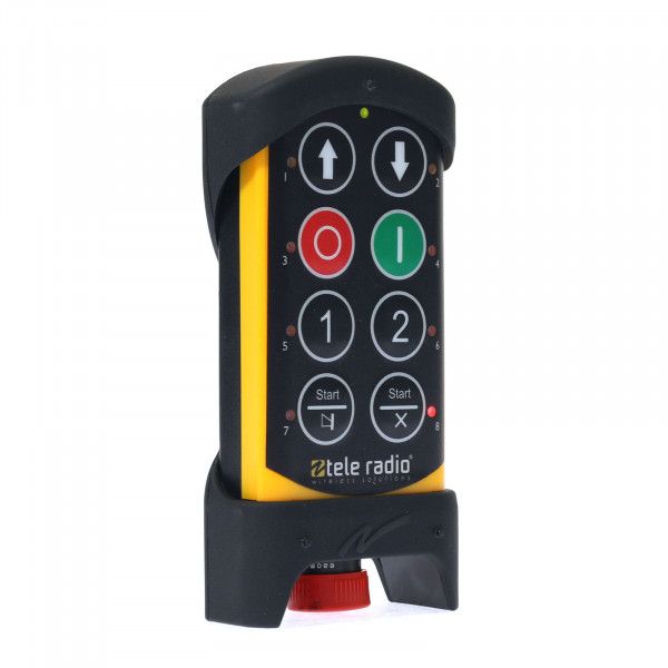 Tiger G2 - Télécommande radio industrielle Tele Radio - Émetteur 8x2 boutons - IP66 - PLe SIL3 - 76 x 160 x 37 mm_0