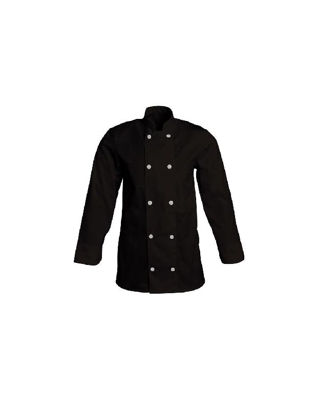 Veste restauration manches longues Fabrice 210 gr/m2 - VSTRSFBNR-SN01/ML_0