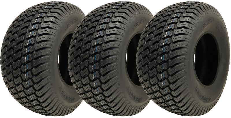 20x10.00-8 Lawnmower Grass Turf Tyres 4ply Wanda P332 Road Legal (Set of 3)_0