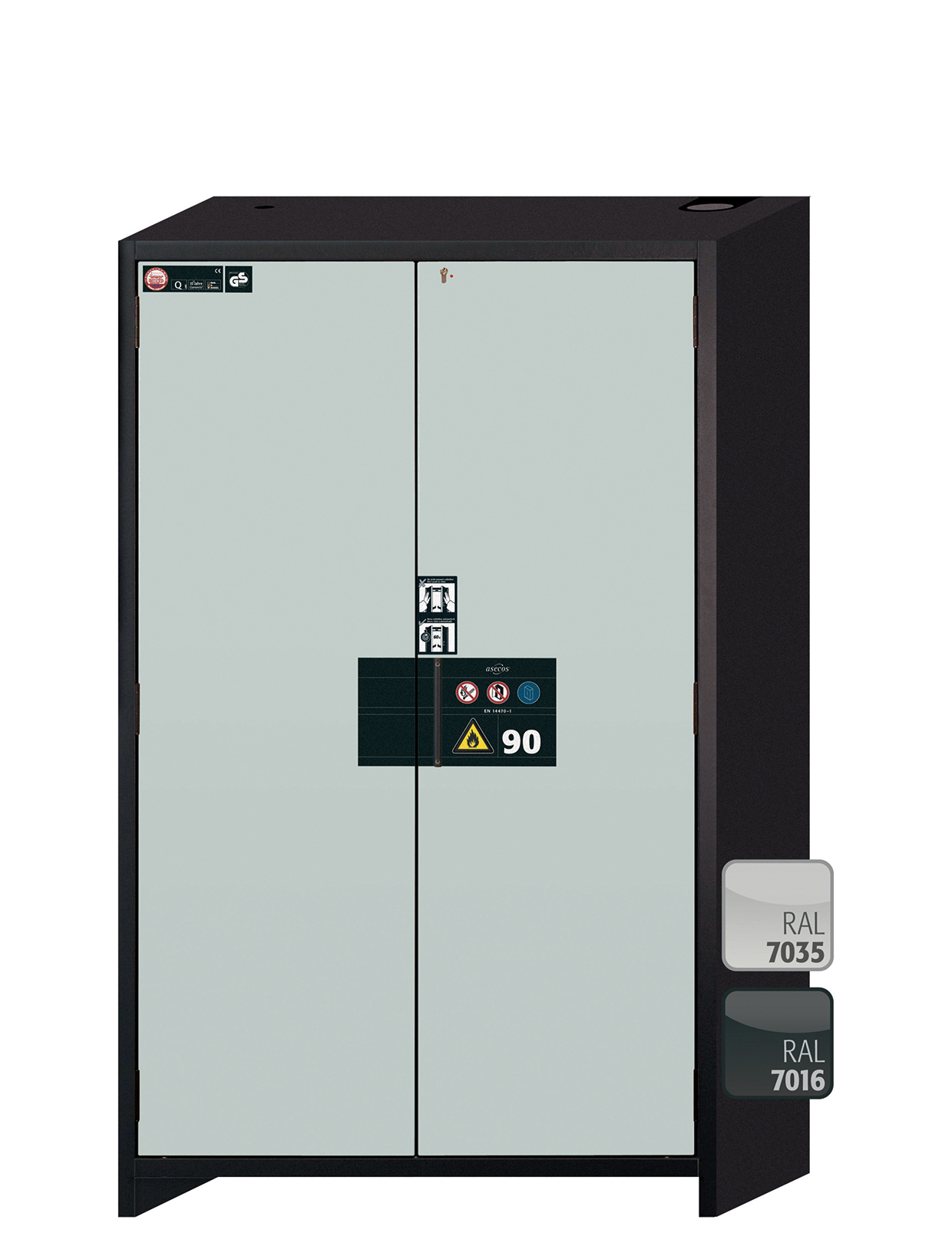 Armoire de sécurité Q-PEGASUS-90 modèle Q90.195.120.WDAC - Réf 30002-041-30013_0