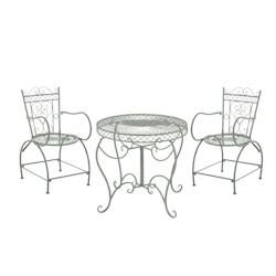 CLP Ensemble de jardin SHEELA Vert antique - vert métal 11836392_0