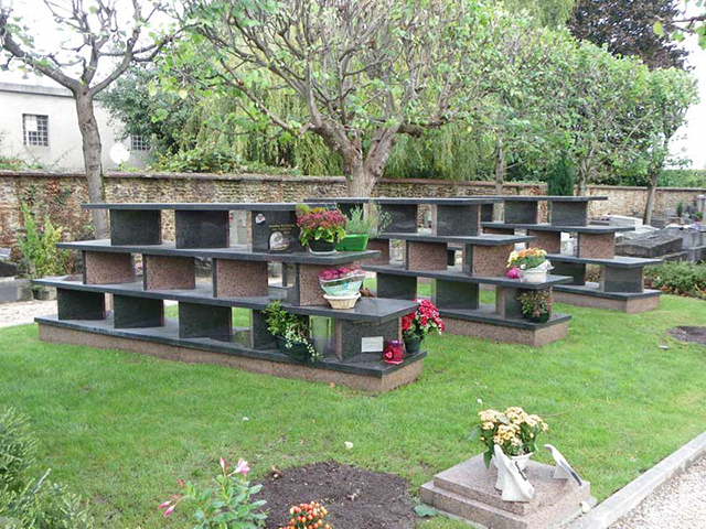 Columbarium espace droit floracube - simple ou double face à partir de 2 cases_0