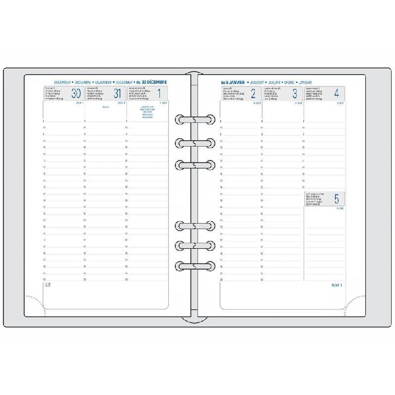 EXACOMPTA EXATIME DUAL 17 FORMAT 15 X 19 CM