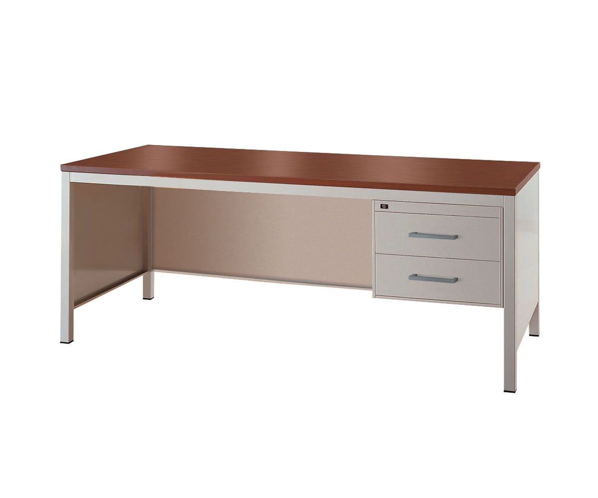 F120 - bureau droit - fazzini - longueur: 80cm_0