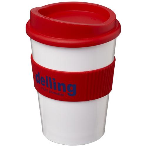 Gobelet Americano® medio 300 ml - isotherme avec bandeau antidérapant en silicone - Fabriqué au Royaume-Uni_0