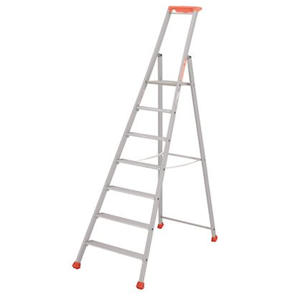 ESCABEAU 7 MARCHES TUBESCA MP PRO HAUTEUR ACCÈS 3.54 M HAUTEUR PLATEAU 1.54 M