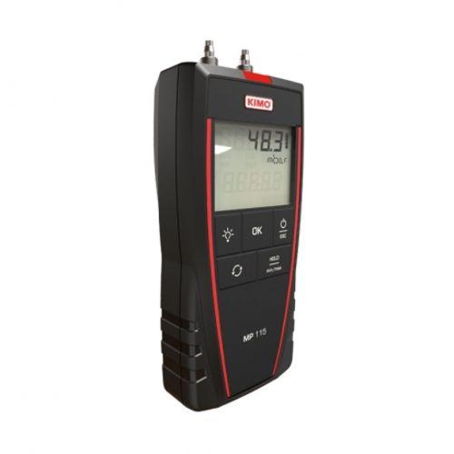 MICROMANOMÈTRE PORTABLE DIFFÉRENTIEL, 0/+-1000PA - AVEC CERTIFICAT D'AJUSTAGE