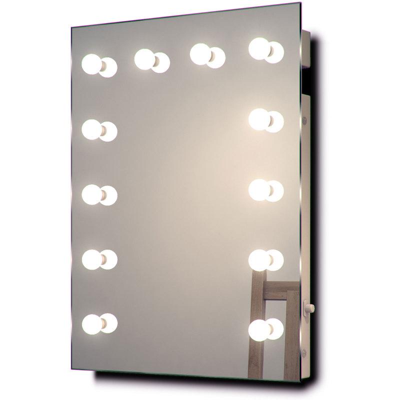 Diamond X Collection Miroir Salle De Bain Ultra-Fin avec Horloge Capteur K194 Et Antibu/ée Bella