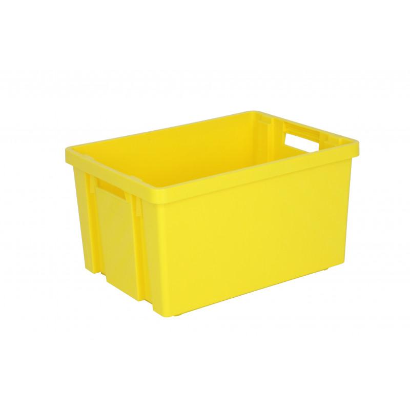 Novabac 30 litres jaune - empilable et emboitable NOVAP | 5201527_0