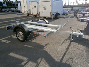 Porte moto 2 voies - PTAC 500 à 750 kg - Châssis basculant et timon galvanisé_0
